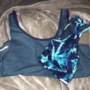 Hurley x Nike dri fit tank top & sports bra set